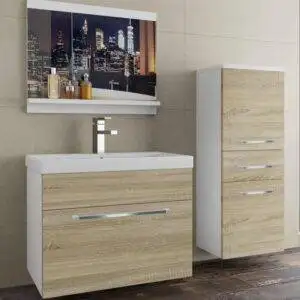 Bonitos muebles de baño.